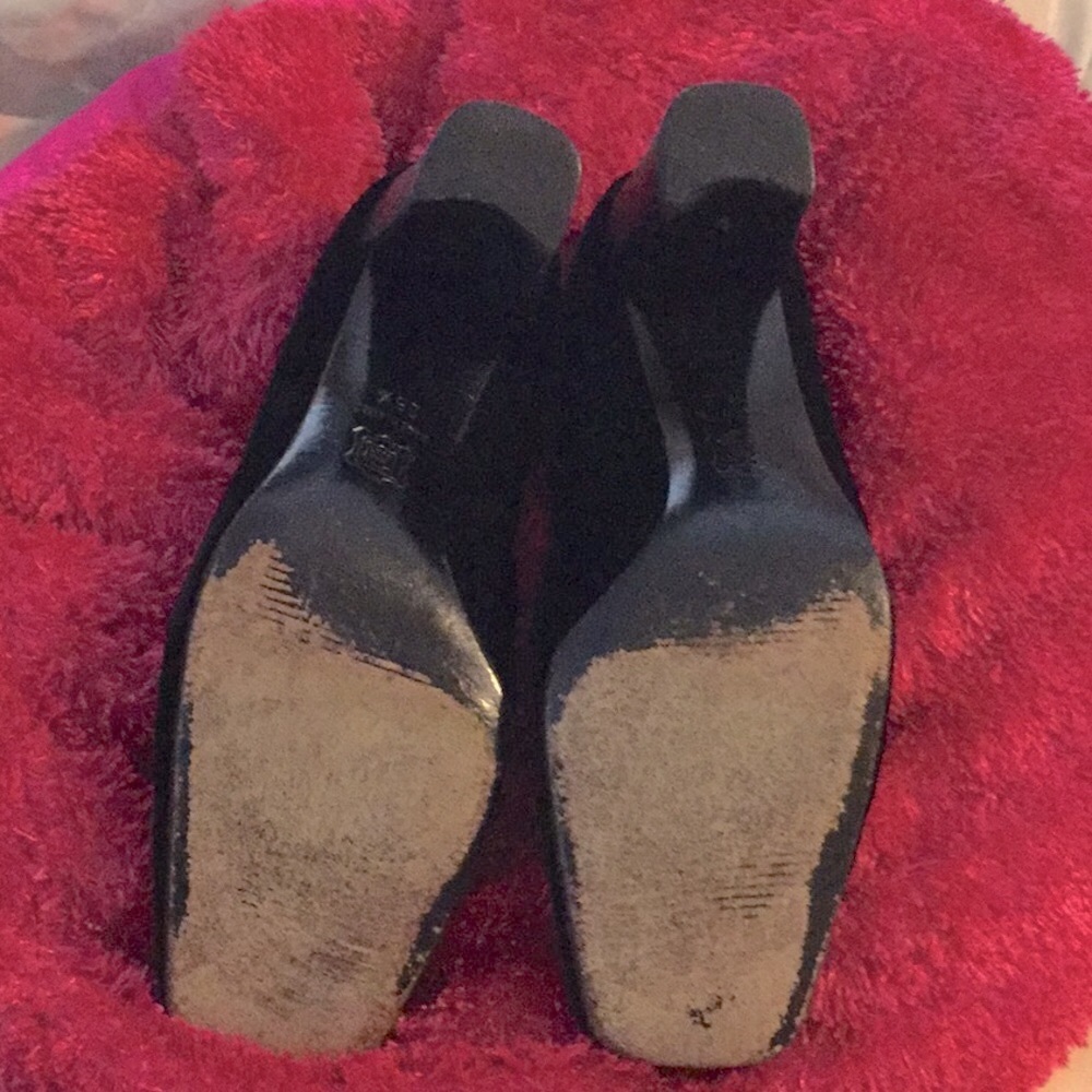 Versace black velvet dress shoes - Picture 4 of 6